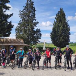 chute a vone toskanska zo sedla bicykla