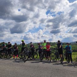 chute a vone toskanska zo sedla bicykla