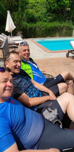 chute a vone toskanska zo sedla bicykla