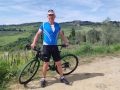chute a vone toskanska zo sedla bicykla