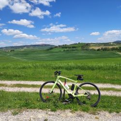 chute a vone toskanska zo sedla bicykla