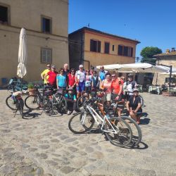 chute a vone toskanska zo sedla bicykla