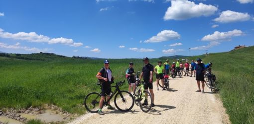 chute a vone toskanska zo sedla bicykla