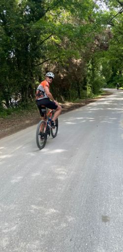 chute a vone toskanska zo sedla bicykla